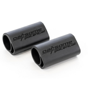 Oarsome grips, handtagsmanschetter, svarta (x2)