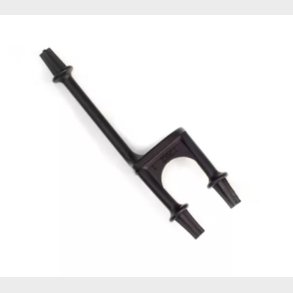 'h' Bracket, plastic guide with 3 legs.