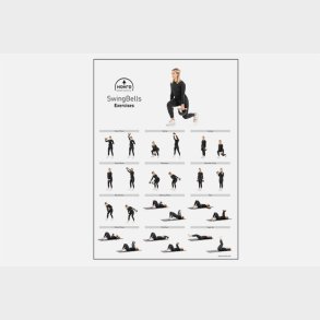 Poster, Exercise inspiration for NOHRD SwingBells - 60 cm x 80 cm